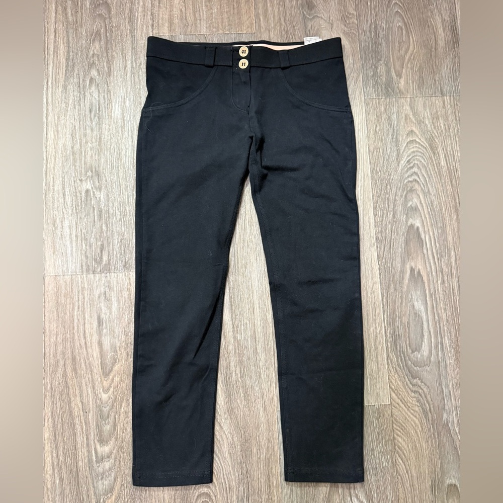 Freddy Hour Glass  Black Pants with Pink Waistband